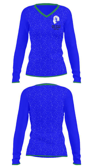 Women's Long Sleeve Vneck Shirt, Nome-Beltz High School Cheer, Cheer, Teamtime, Team time, sublimation, custom sports apparel, team uniforms, spirit wear, spiritwear, sports uniforms, custom shirts, team store, custom team store, fundraiser sports, apparel fundraiser
