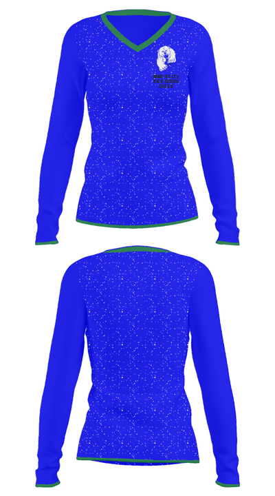 Nome-Beltz High School Cheer 31220407 Women's Long Sleeve V-neck Shirt - 12