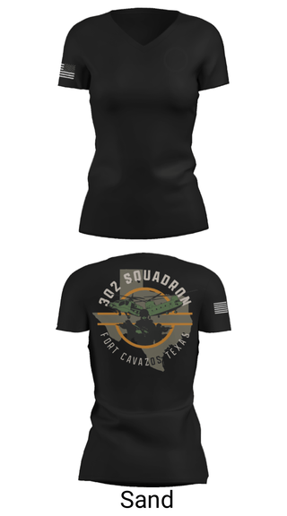 Women's Short Sleeve Vneck Shirt, , Army, Teamtime, Team time, sublimation, custom sports apparel, team uniforms, spirit wear, spiritwear, sports uniforms, custom shirts, team store, custom team store, fundraiser sports, apparel fundraiser