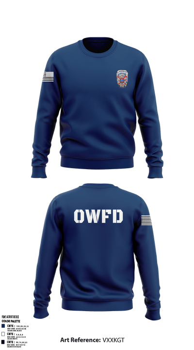 Old Washington Fire Department 44188608 Crew Neck Sweatshirt - 2
