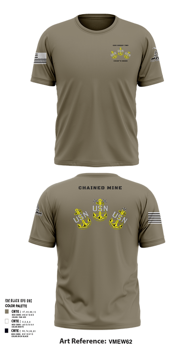 EOD GROUP TWO CHIEF’S MESS 26436916 Short Sleeve Performance Shirt - 1