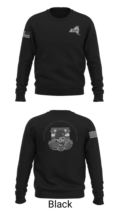 Bravo Battery 1-258 FA 6342308 Crew Neck Sweatshirt - 9