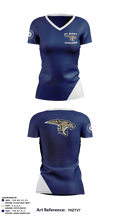 St Mary Jaguars 12049010 Women's Short Sleeve V-neck Shirt - 2
