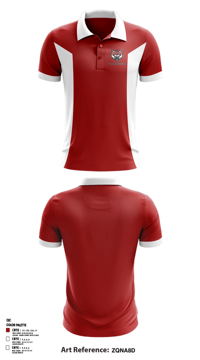 Talladega High School 34535769 Short Sleeve Performance Polo - 1
