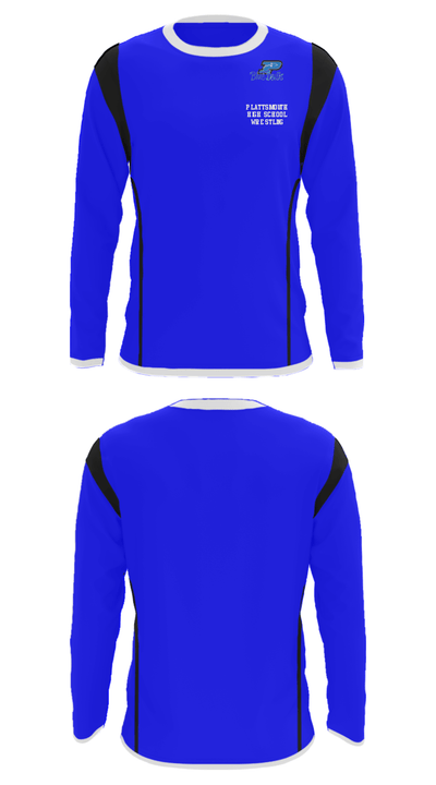 Plattsmouth High School Wrestling 29230847 Long Sleeve Performance Shirt - 23