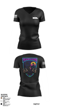 4-4 Attack Battalion 63788655 Women's Short Sleeve V-neck Shirt - 3