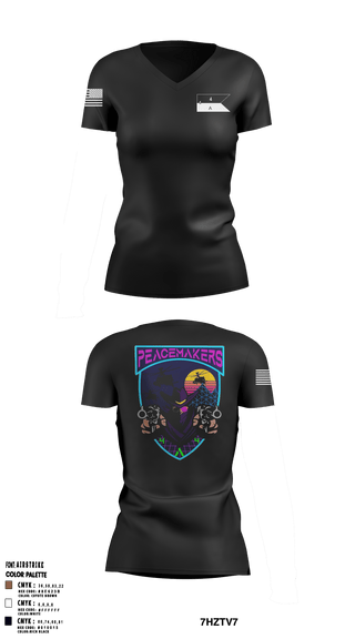 Women's Short Sleeve Vneck Shirt, , Army, Teamtime, Team time, sublimation, custom sports apparel, team uniforms, spirit wear, spiritwear, sports uniforms, custom shirts, team store, custom team store, fundraiser sports, apparel fundraiser