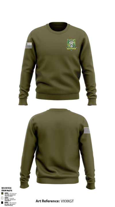 401st MP CO 57973842 Crew Neck Sweatshirt - 1
