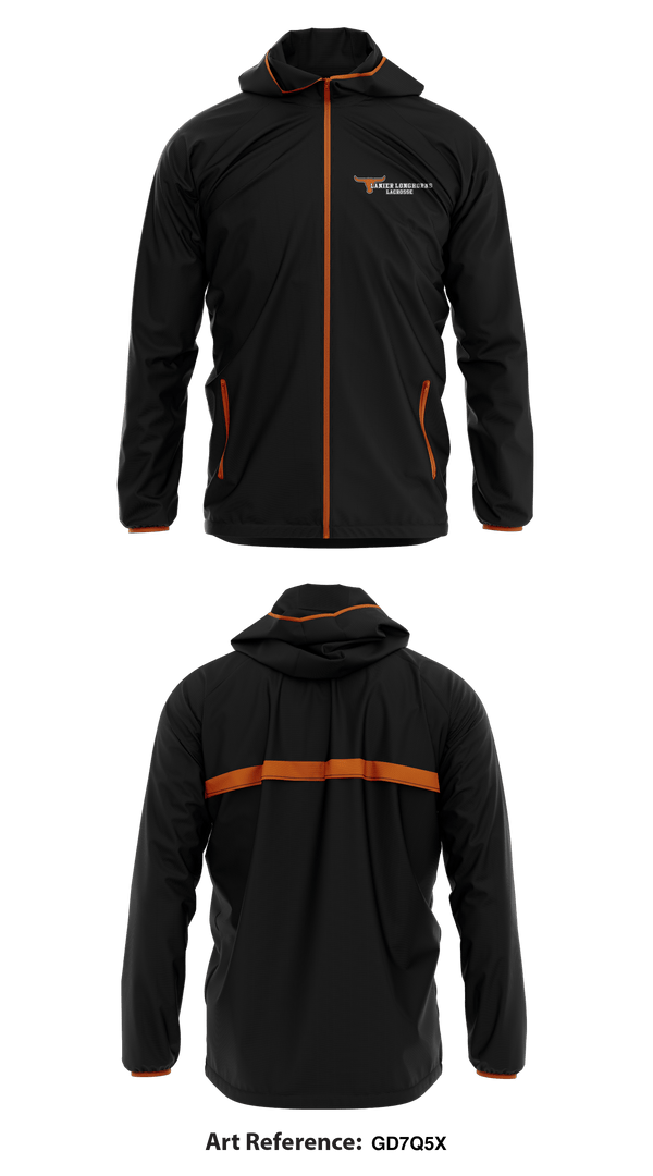 Windbreaker, Lanier High School Lacrosse, Men's Lacrosse, Teamtime, Team time, sublimation, custom sports apparel, team uniforms, spirit wear, spiritwear, sports uniforms, custom shirts, team store, custom team store, fundraiser sports, apparel fundraiser