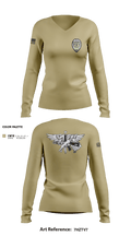 Salisbury Police Special Response Team 23814331 Women's Long Sleeve V-neck Shirt - 4