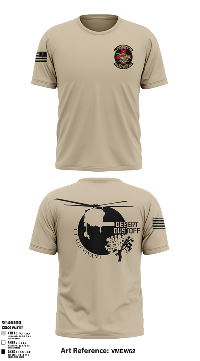 Desert Dustoff 78668049 Short Sleeve Performance Shirt - 1