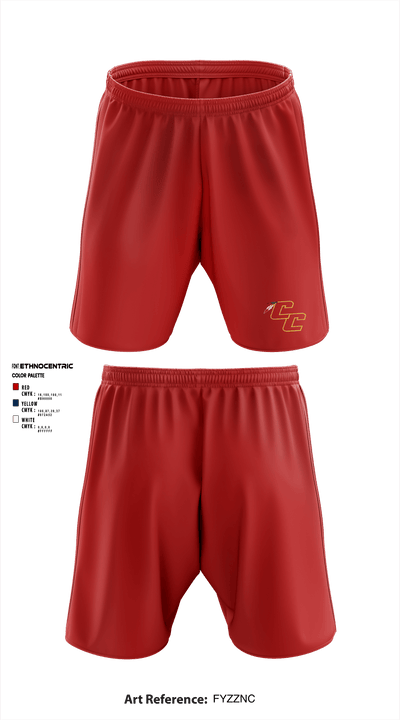 Copperas Chiefs 93621258 Athletic Shorts With Pockets - 3