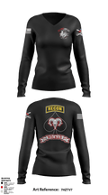 2nd PLT, B TRP, 3-71 CAV 84278801 Women's Long Sleeve V-neck Shirt - 2