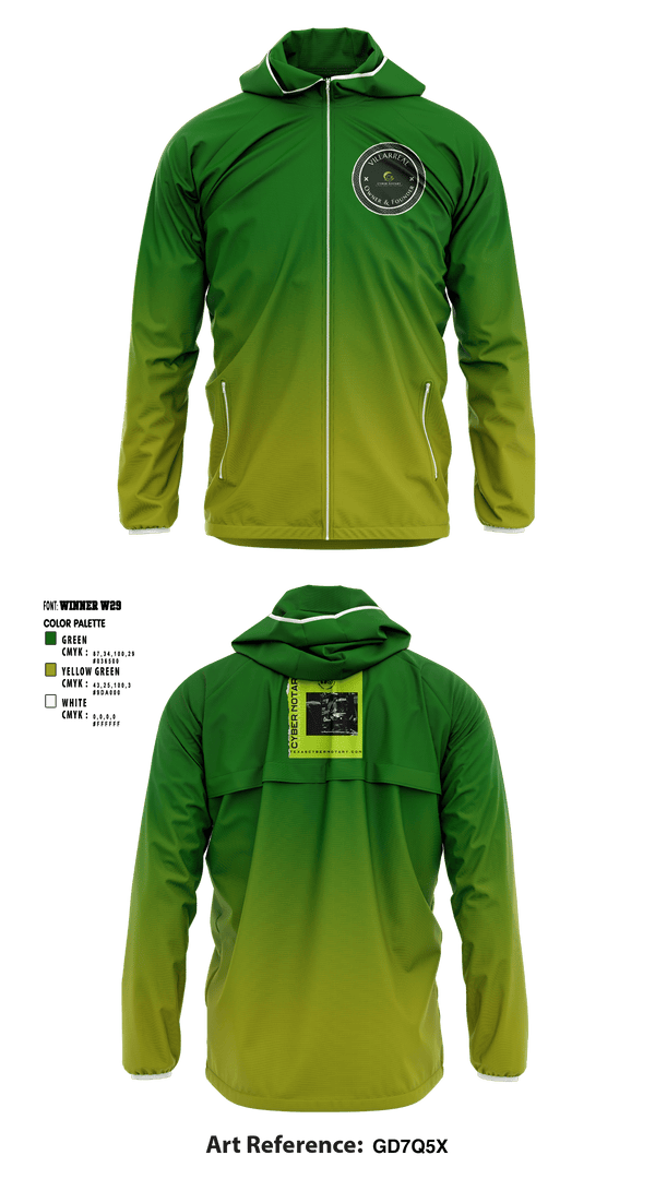 Windbreaker, Cyber Notary, , Teamtime, Team time, sublimation, custom sports apparel, team uniforms, spirit wear, spiritwear, sports uniforms, custom shirts, team store, custom team store, fundraiser sports, apparel fundraiser