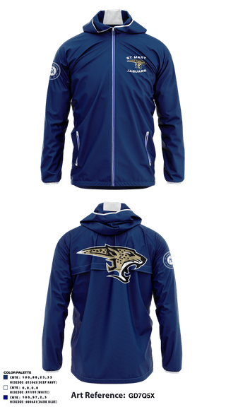 Windbreaker, St Mary Jaguars, Women's Basketball, Teamtime, Team time, sublimation, custom sports apparel, team uniforms, spirit wear, spiritwear, sports uniforms, custom shirts, team store, custom team store, fundraiser sports, apparel fundraiser
