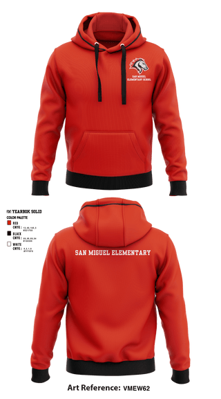 Hoodie, San Miguel Elementary School, , Teamtime, Team time, sublimation, custom sports apparel, team uniforms, spirit wear, spiritwear, sports uniforms, custom shirts, team store, custom team store, fundraiser sports, apparel fundraiser