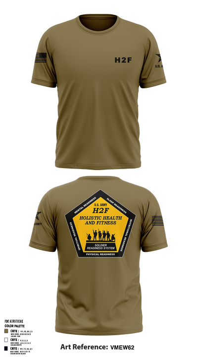 Army H2F 5195175 Short Sleeve Performance Shirt - 52