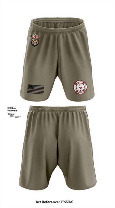Alpha Company, WBAMC 94187438 Athletic Shorts With Pockets - 4