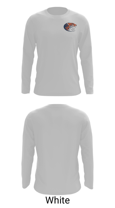 Wilson Preparatory Academy Basketball 93288962 Long Sleeve Performance Shirt - 4