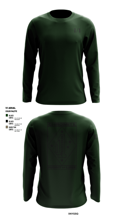 CHROMITE 96964112 Long Sleeve Performance Shirt - 1