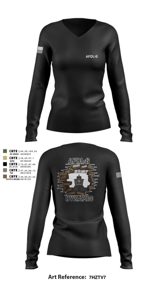 Women's Long Sleeve Vneck Shirt, , Navy, Teamtime, Team time, sublimation, custom sports apparel, team uniforms, spirit wear, spiritwear, sports uniforms, custom shirts, team store, custom team store, fundraiser sports, apparel fundraiser