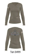 165th Quartermaster 50925110 Women's Long Sleeve V-neck Shirt - 41