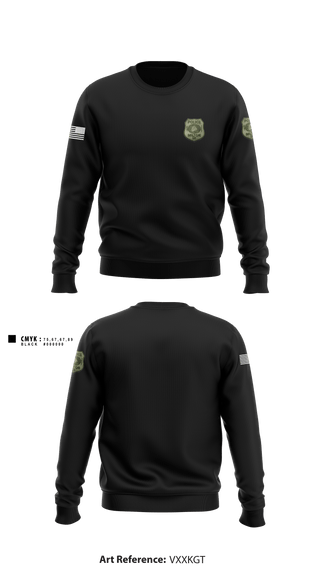 Crew Neck Sweatshirt, , Police, Teamtime, Team time, sublimation, custom sports apparel, team uniforms, spirit wear, spiritwear, sports uniforms, custom shirts, team store, custom team store, fundraiser sports, apparel fundraiser