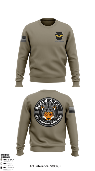 Crew Neck Sweatshirt, , National Guard, Teamtime, Team time, sublimation, custom sports apparel, team uniforms, spirit wear, spiritwear, sports uniforms, custom shirts, team store, custom team store, fundraiser sports, apparel fundraiser