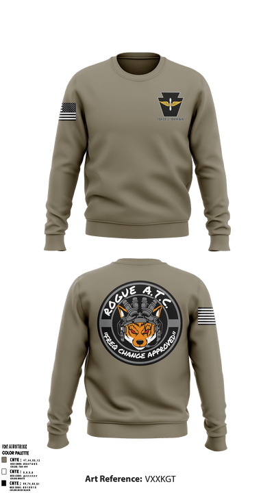 Fox company 2/104th avn 96762502 Crew Neck Sweatshirt - 6