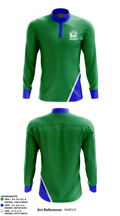 AlMadni Home 86148174 Quarter Zip Jacket - 1