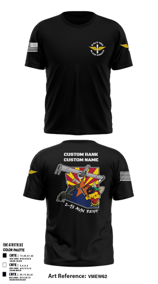 Short Sleeve Performance Shirt, Bravo Company, 2-13th AVN REGT, Army, Teamtime, Team time, sublimation, custom sports apparel, team uniforms, spirit wear, spiritwear, sports uniforms, custom shirts, team store, custom team store, fundraiser sports, apparel fundraiser