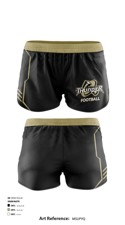Thunder Youth Football 90388862 Women's Shorts - 1