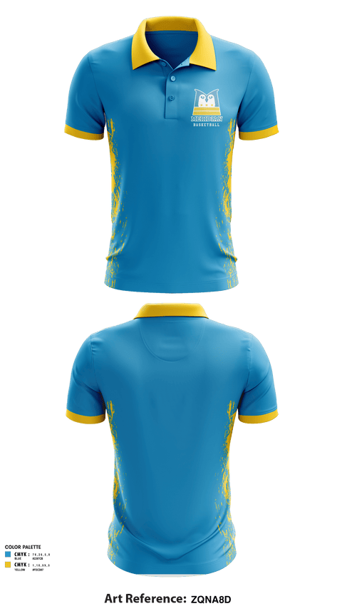 Short Sleeve Performance Polo, Meridian Public Charter School Basketball, Men's Basketball, Teamtime, Team time, sublimation, custom sports apparel, team uniforms, spirit wear, spiritwear, sports uniforms, custom shirts, team store, custom team store, fundraiser sports, apparel fundraiser