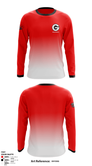 Long Sleeve Performance Shirt, Glen Oaks High School Volleyball, Men's Volleyball, Teamtime, Team time, sublimation, custom sports apparel, team uniforms, spirit wear, spiritwear, sports uniforms, custom shirts, team store, custom team store, fundraiser sports, apparel fundraiser