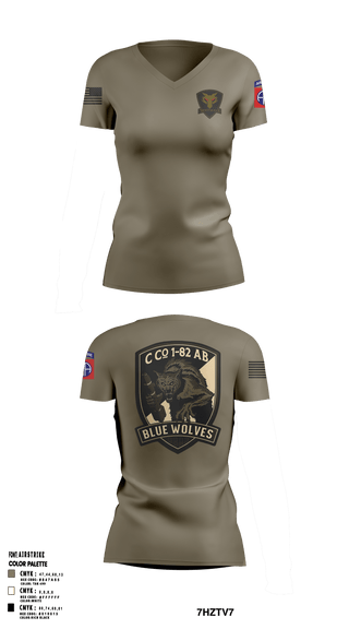 Women's Short Sleeve Vneck Shirt, , Army, Teamtime, Team time, sublimation, custom sports apparel, team uniforms, spirit wear, spiritwear, sports uniforms, custom shirts, team store, custom team store, fundraiser sports, apparel fundraiser