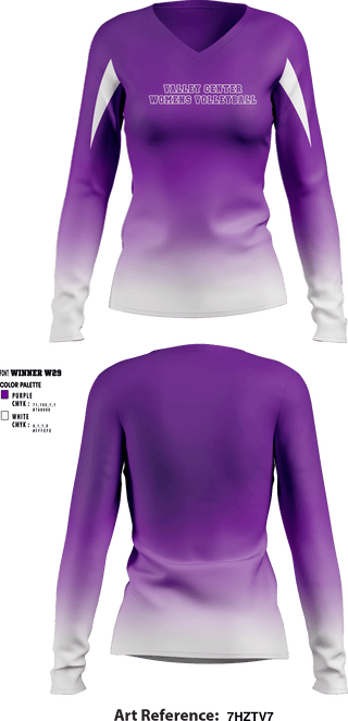 Women's Long Sleeve Vneck Shirt, Valley Center High School, Women's Volleyball, Teamtime, Team time, sublimation, custom sports apparel, team uniforms, spirit wear, spiritwear, sports uniforms, custom shirts, team store, custom team store, fundraiser sports, apparel fundraiser