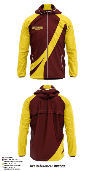 Windbreaker, Douglas Byrd High School, Spirit Store, Teamtime, Team time, sublimation, custom sports apparel, team uniforms, spirit wear, spiritwear, sports uniforms, custom shirts, team store, custom team store, fundraiser sports, apparel fundraiser