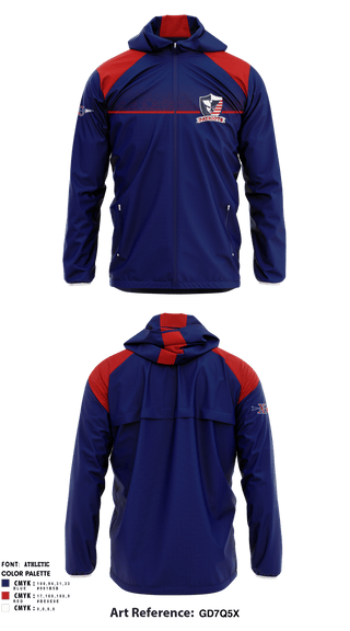 Windbreaker, Veterans Memorial HS Cross Country, Cross Country, Teamtime, Team time, sublimation, custom sports apparel, team uniforms, spirit wear, spiritwear, sports uniforms, custom shirts, team store, custom team store, fundraiser sports, apparel fundraiser
