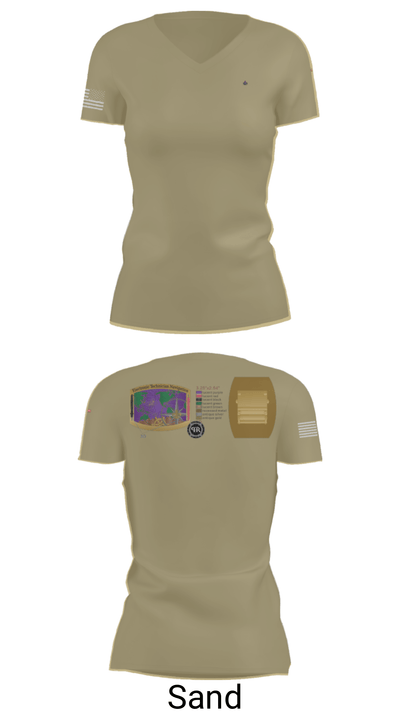 743 LNA B NAV DIV 51617991 Women's Short Sleeve V-neck Shirt - 44