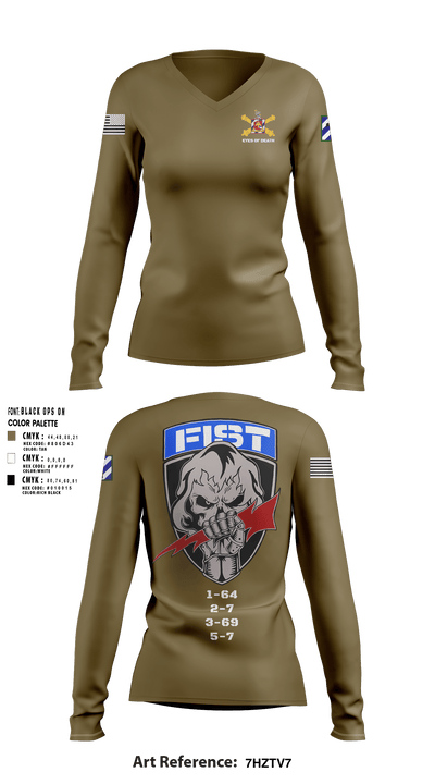 1-41 FA 18565829 Women's Long Sleeve V-neck Shirt - 5