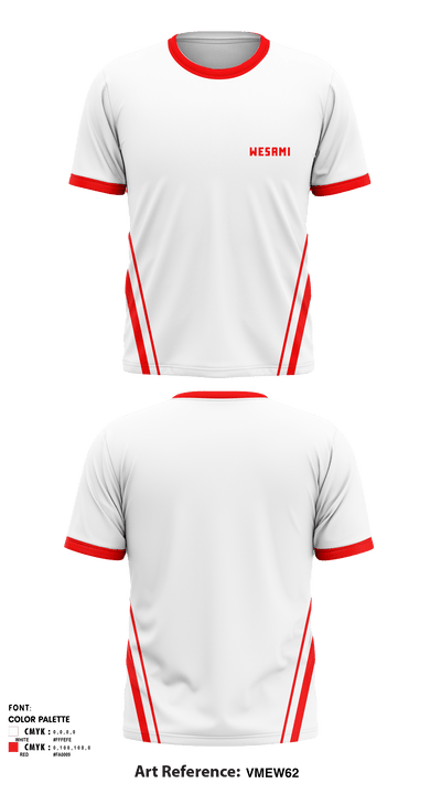 WESAMI 58853608 Short Sleeve Performance Shirt - 1