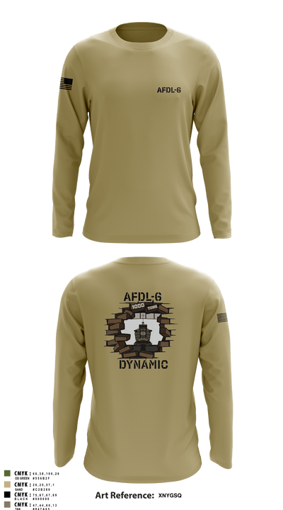 Dynamic 42906299 Long Sleeve Performance Shirt - 50