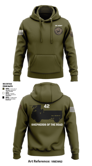 Hoodie, , Army, Teamtime, Team time, sublimation, custom sports apparel, team uniforms, spirit wear, spiritwear, sports uniforms, custom shirts, team store, custom team store, fundraiser sports, apparel fundraiser