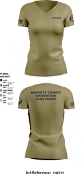 GCNTF 76006174 Women's Short Sleeve V-neck Shirt - 2