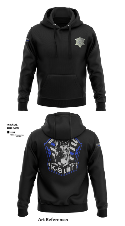 PCSO K-9 INTERDICTION 89630540 Hoodie - 1