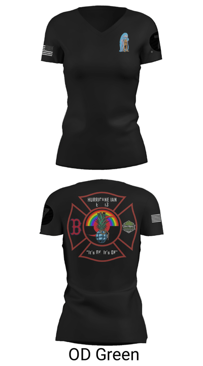 DDT 20743334 Women's Short Sleeve V-neck Shirt - 22