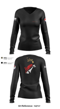 2-6 Cav Alpha troop Renegades 57667590 Women's Long Sleeve V-neck Shirt - 4