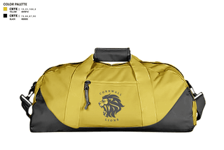 Duffle Bag, Cornwall And United Counties Basketball Association, Men's Basketball, Teamtime, Team time, sublimation, custom sports apparel, team uniforms, spirit wear, spiritwear, sports uniforms, custom shirts, team store, custom team store, fundraiser sports, apparel fundraiser