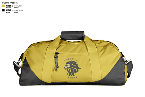 Duffle Bag, Cornwall And United Counties Basketball Association, Men's Basketball, Teamtime, Team time, sublimation, custom sports apparel, team uniforms, spirit wear, spiritwear, sports uniforms, custom shirts, team store, custom team store, fundraiser sports, apparel fundraiser