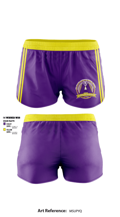 Amsterdam High School Volleyball 90839432 Women's Shorts - 1